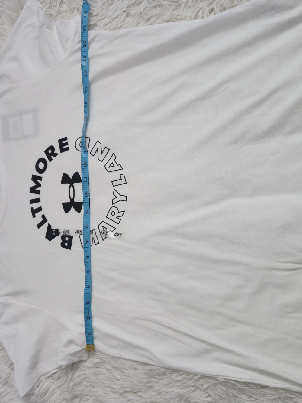 Under Armour NWT White Baltimore Maryland Logo Short Sleeve‎ Tee - Picture 8 of 10